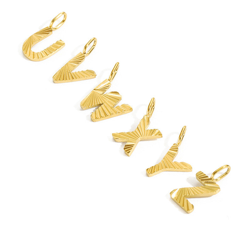 Sparkling Letter Charms