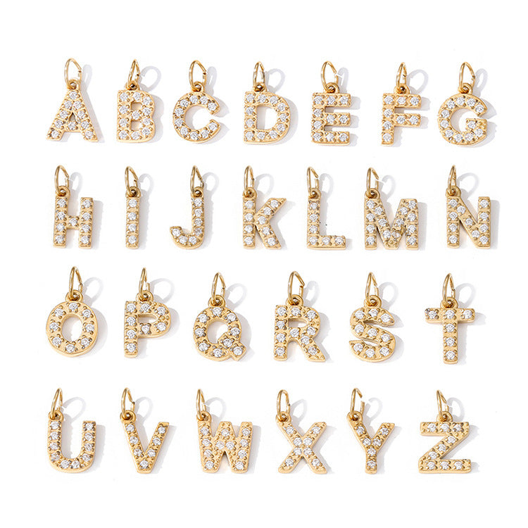 Shimmering Letter Glow Necklace