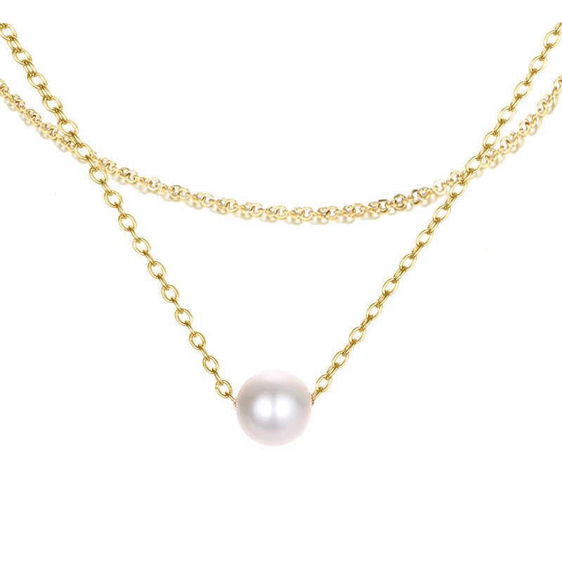 One Pearl Necklace