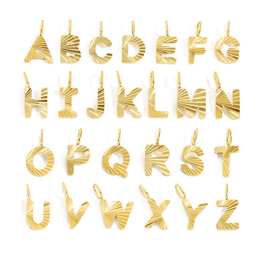 Sparkling Letter Charms